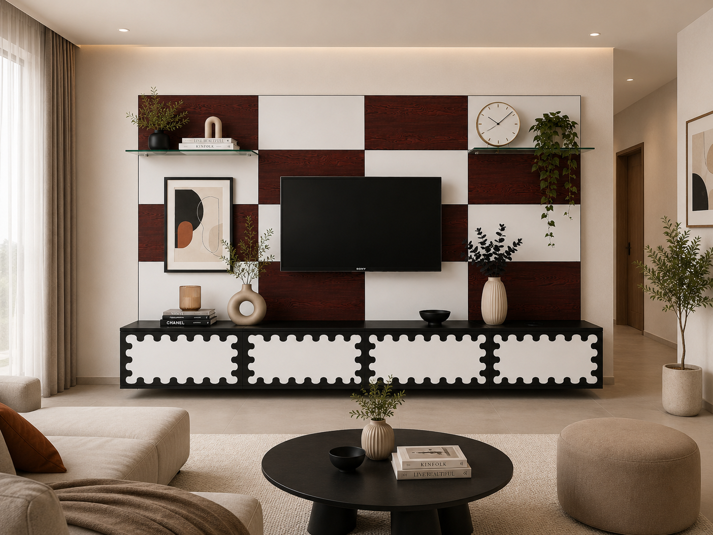 Flower cabinet Living room 2